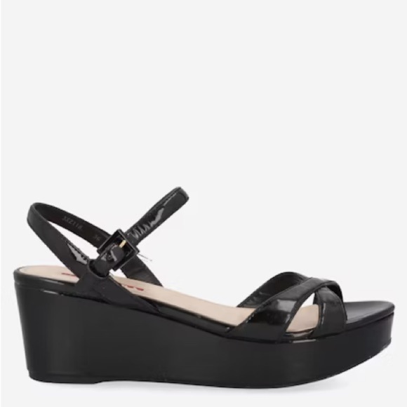 Prada patent‎ leather wedges - Picture 1 of 8